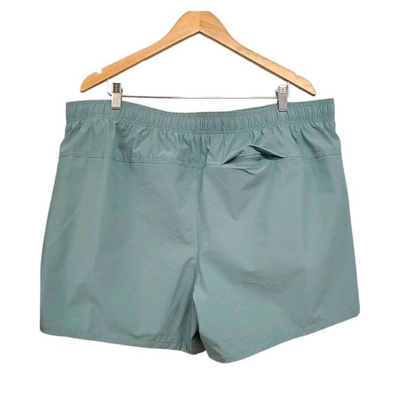 VRST 5" Nylon Everyday Shorts Mens XXL Dusty Teal Heather Lined Drawstri… - Picture 3 of 6